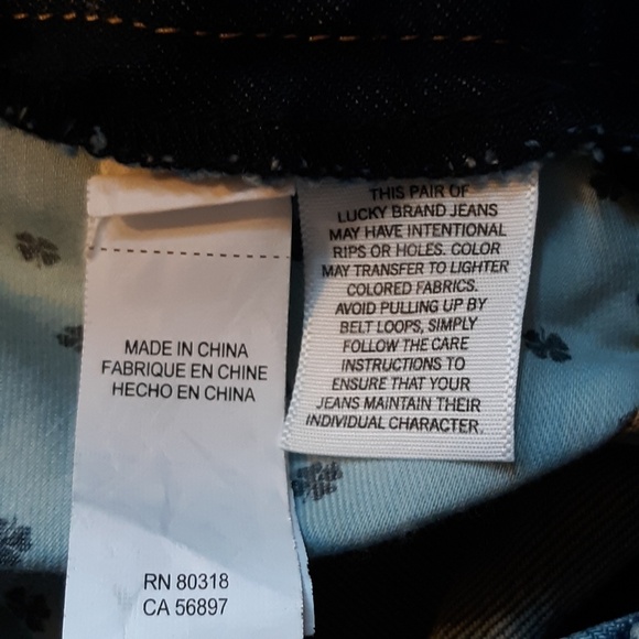 Lucky Brand Sweet Jean Crop Flap Pocket Jeans 14 - Picture 5 of 8